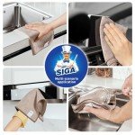 MR.SIGA Streak-Free Microfiber Cleaning Cloths - 12 Pack