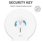 Jumbo Wall-Mount Toilet Paper Dispenser - Waterproof