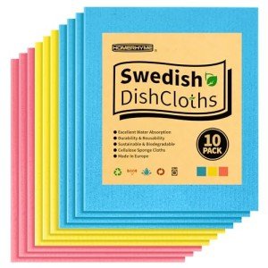 10 Pack Absorbent Kitchen Towels and Cloths
