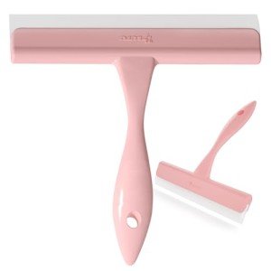 Pink Silicone Squeegee for Easy Cleaning Anywhere