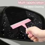 Pink Silicone Squeegee for Easy Cleaning Anywhere