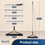 Yocada Adjustable Floor Squeegee with Rubber Blade