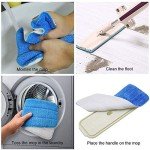 18" Microfiber Mop Pad Refills - 6 Pack