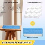 18" Microfiber Mop Pads - 5 Pack Replacement Heads