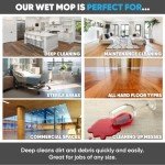 18" Machine Washable Microfiber Mop Pads (3 Pack)