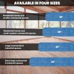 18" Machine Washable Microfiber Mop Pads (3 Pack)