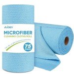 AIDEA 75PK Microfiber Cleaning Cloth Roll