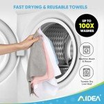 AIDEA 75PK Microfiber Cleaning Cloth Roll