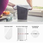 Teivio 5 Gallon Clear Trash Bags - 220 Count