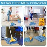 Lallisa 10-Pack Microfiber Mop Heads for Cleaning