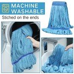 Lallisa 10-Pack Microfiber Mop Heads for Cleaning