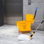 BERPET 35-Quart Mop Bucket with Side Press Wringer