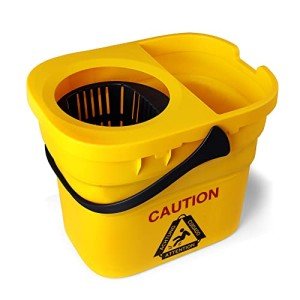 Collapsible Mop Bucket with Wheels and Wringer
