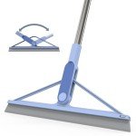 KOLLIEE 61" Rubber Floor Squeegee with Adjustable Head