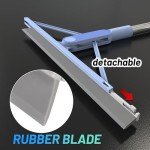 KOLLIEE 61" Rubber Floor Squeegee with Adjustable Head