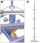 KOLLIEE 61" Rubber Floor Squeegee with Adjustable Head