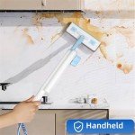 Mini Hand-Free Mop with Sponge Refills - Blue