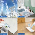 Mini Hand-Free Mop with Sponge Refills - Blue