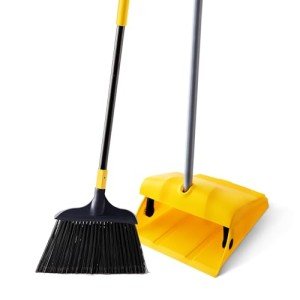 Yocada Heavy Duty Broom and Dustpan Set