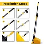 Yocada Heavy Duty Broom and Dustpan Set