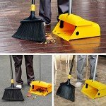 Yocada Heavy Duty Broom and Dustpan Set