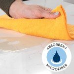 100 Pack Microfiber Cleaning Cloths - Reusable Towels