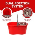 360° Spin Mop and Bucket System with Wringer