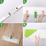 Microfiber Floor Mop with Washable and Disposable Pads