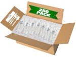 Individually Wrapped Plastic Cutlery Set - 250 Count