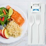Individually Wrapped Plastic Cutlery Set - 250 Count