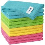 Vnoss Super Absorbent Microfiber Cloths - 12 Pack