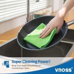 Vnoss Super Absorbent Microfiber Cloths - 12 Pack