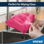 Vnoss Super Absorbent Microfiber Cloths - 12 Pack