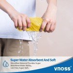 Vnoss Super Absorbent Microfiber Cloths - 12 Pack
