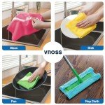 Vnoss Super Absorbent Microfiber Cloths - 12 Pack