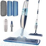 Wet Spray Mop with Refillable Bottle & Pads