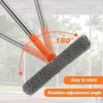 2-in-1 Squeegee Window Cleaner with Long Handle