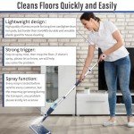 Wet Spray Mop with Refillable Bottle & Pads