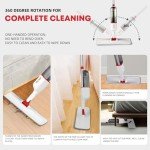 360° Microfiber Spray Mop with 6 Replacement Heads