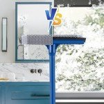 15.9" 2-in-1 Window Squeegee with Long Handle