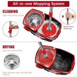 FunClean Spin Mop & Bucket Set with Refills