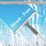 Professional Long Squeegee with Microfiber Pads