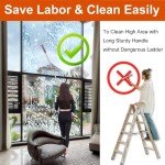 Professional Long Squeegee with Microfiber Pads