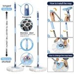 Mastertop Spin Mop and Bucket Cleaning Set