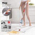 360° Microfiber Spray Mop with 6 Replacement Heads
