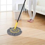 Heavy-Duty Self Wringing Twist Mop with Long Handle