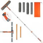 64" Rotatable Window Squeegee with Telescopic Pole