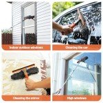 64" Rotatable Window Squeegee with Telescopic Pole