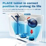 Vacplus Automatic Toilet Bowl Cleaner Tablets (30 Pack)