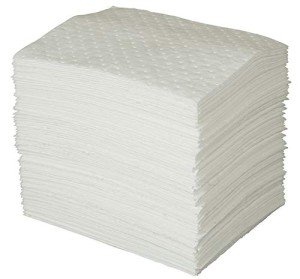 Brady 15" x 19" Oil Absorbent Pads - 100 ct